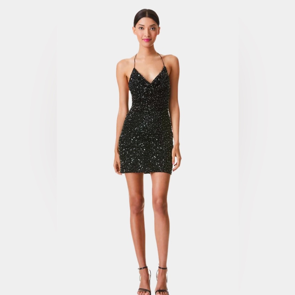 Alice + Olivia Krystal sequin dress NWT and never worn. Size 4.